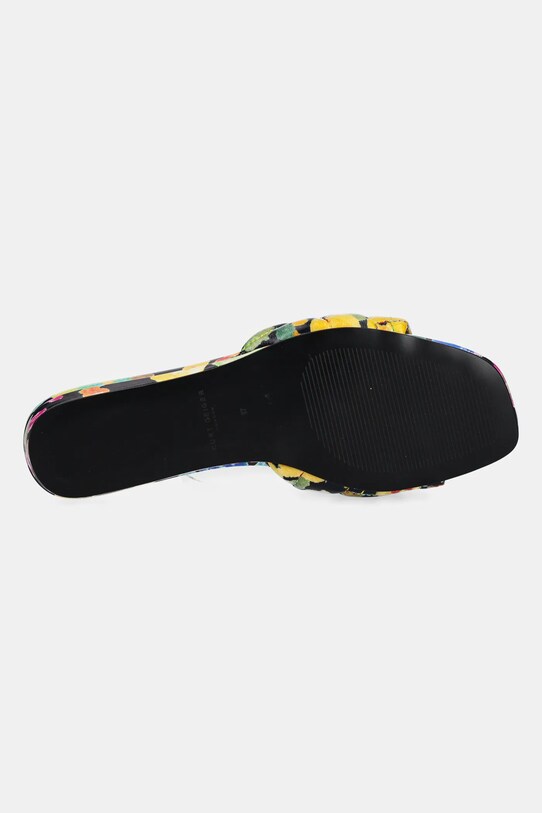 Kurt Geiger London șlapi de piele Kensington Flat Sandal 4368909109.BLKOTH negru