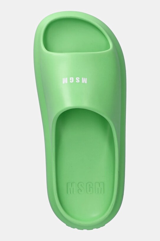 Шльопанці MSGM зелений 3841MDS206.260.33