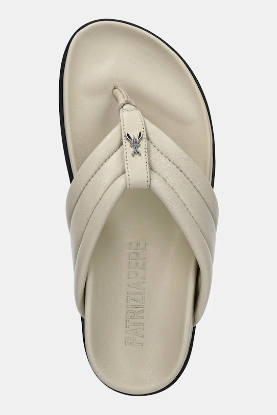 Patrizia Pepe slapi de piele bej 2X0037.L026.FE30