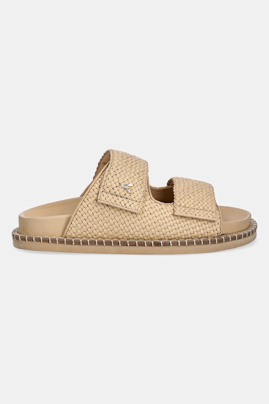 Шкіряні шльопанці Patrizia Pepe 2X0045.L109.B824 бежевий SS25