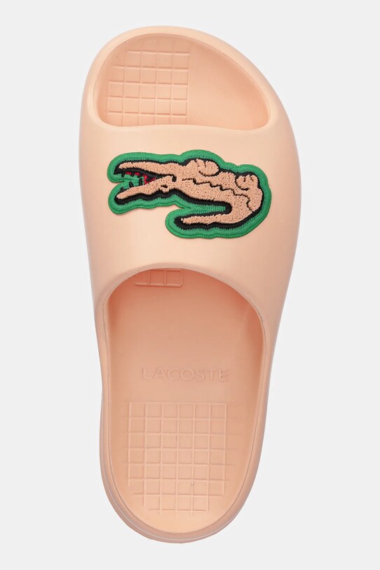 Pantofle Lacoste SERVE SLIDE 2.0 oranžová 49CFA0027