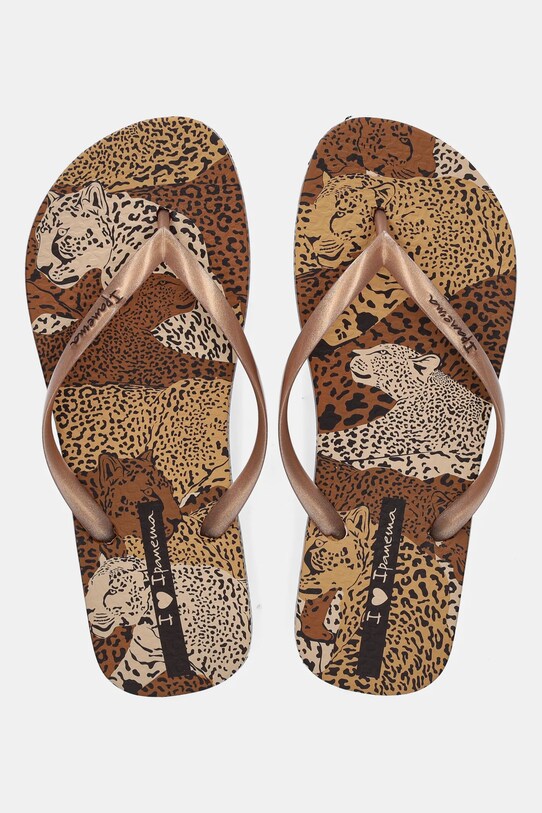 Încălțăminte Ipanema șlapi ANIMAL PRINT 83617.AY384 maro