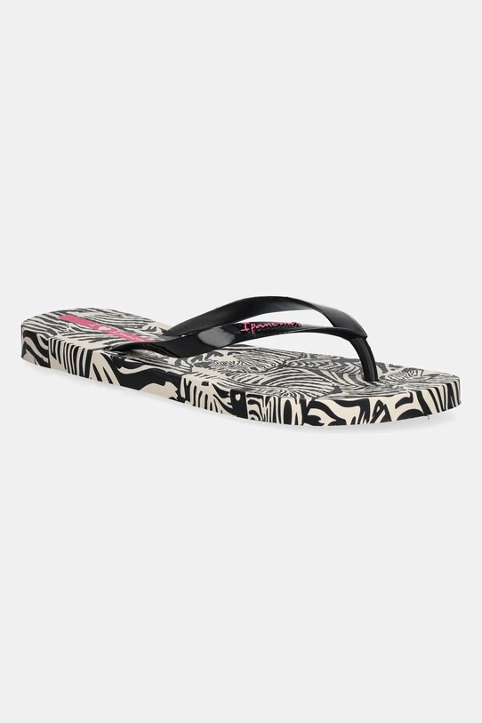 Ipanema papuci ANIMAL PRINT sintetic negru 83617.AY386