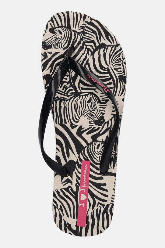Ipanema papuci ANIMAL PRINT negru 83617.AY386