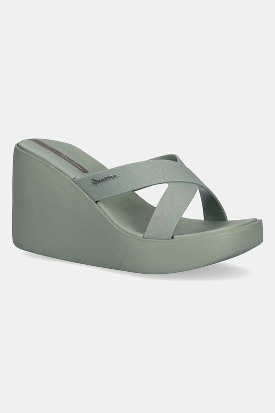 Ipanema papuci HIGH FASHION coturn verde 83646.BD680