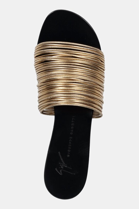 Giuseppe Zanotti slapi de piele Nuvoroll aur E500052.003