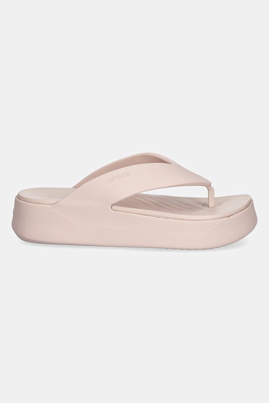 Crocs șlapi Getaway Platform Flip 209410.6UR bej SS25