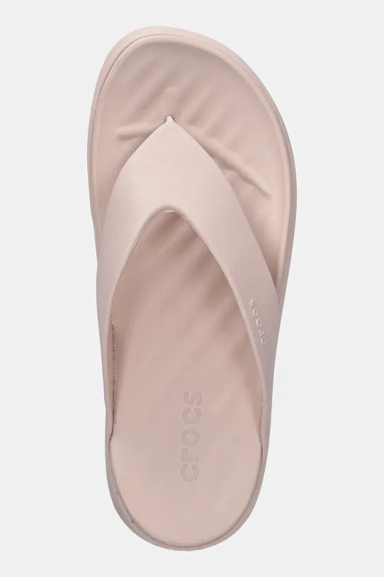 Crocs japonki Getaway Platform Flip beżowy 209410.6UR