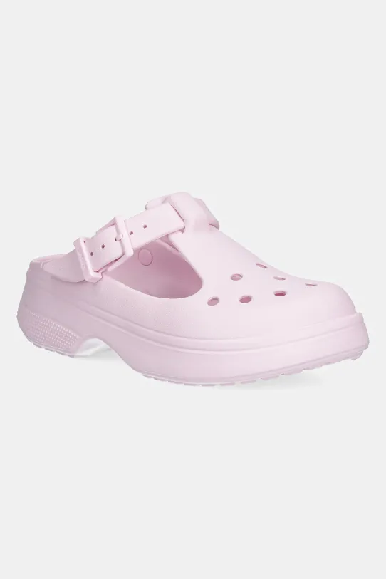 Crocs papuci Classic Mary Jane Clog platformă roz 210581.6ZW
