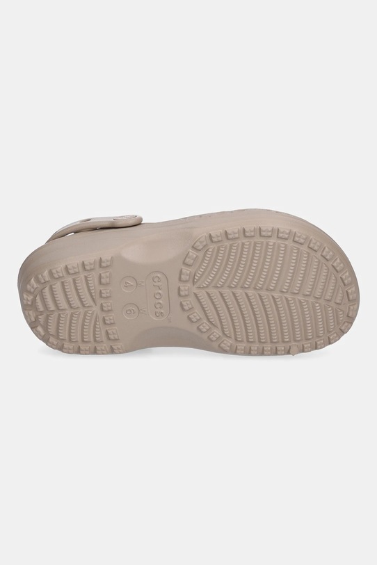 Pantofle Crocs Classic Floral Cut Out Clog 210927.214 hnědá