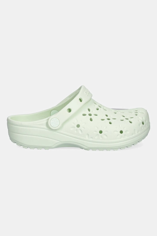 Natikače Crocs Classic Floral Cut Out Clog 210927.3YH zelena SS25