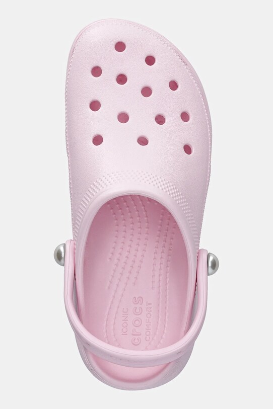 Crocs ciabatte slide Classic Platform Pearl Clog rosa 211231.6ZW