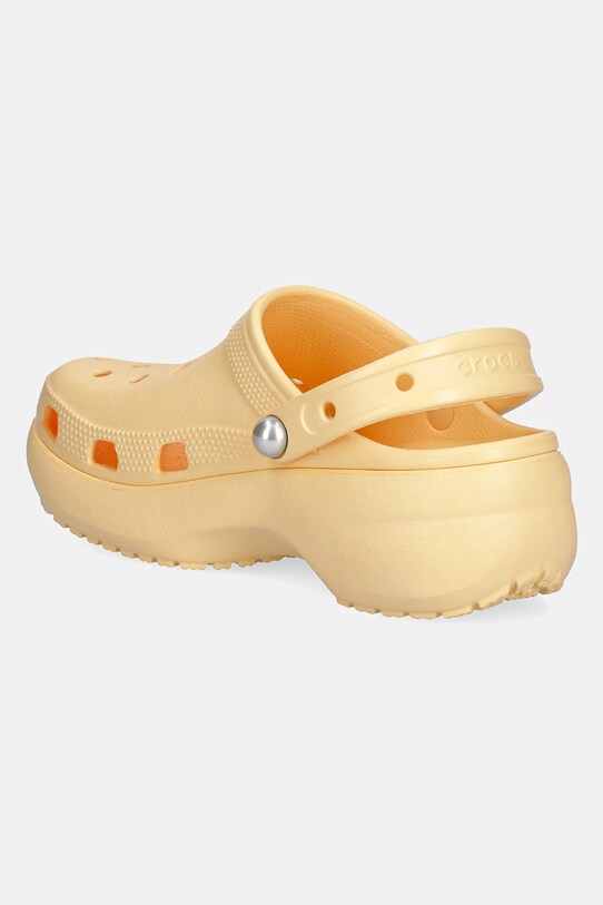 Παπούτσια Παντόφλες Crocs Classic Platform Pearl Clog 211231.78Z πορτοκαλί