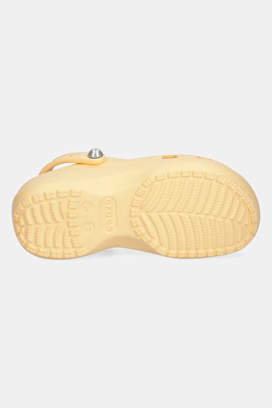 Crocs papuci Classic Platform Pearl Clog 211231.78Z portocaliu