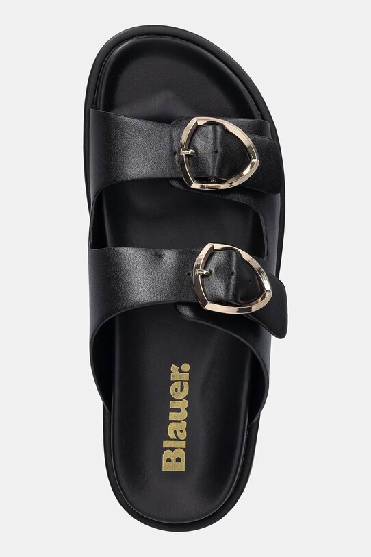 Blauer ciabatte slide GLADE nero S5GLADE01.PUL