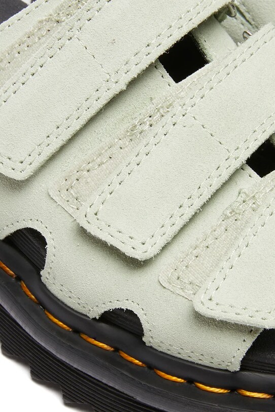 Обувь Замшевые шлепанцы Dr. Martens Raine DM40521300 зелёный