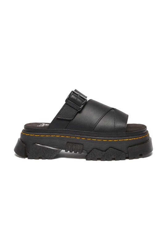 Шлепанцы Dr. Martens Mattison платформа чёрный DM40900001