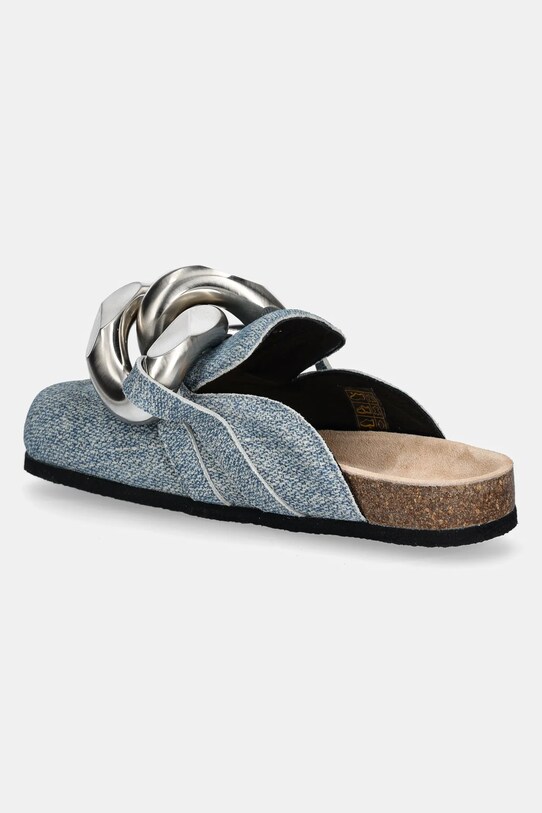 Obuwie JW Anderson klapki zamszowe LF0048.LA0238.800 niebieski
