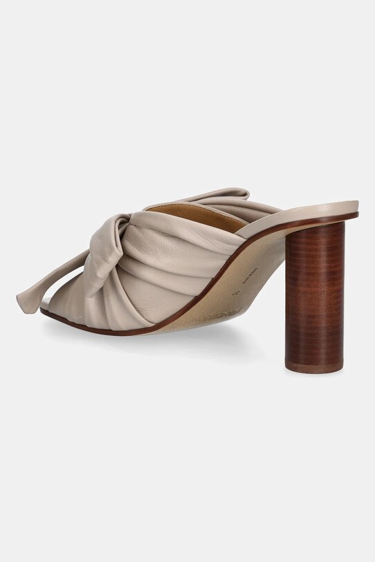 Взуття Шкіряні шльопанці JW Anderson SN0095.LA0161.190 бежевий