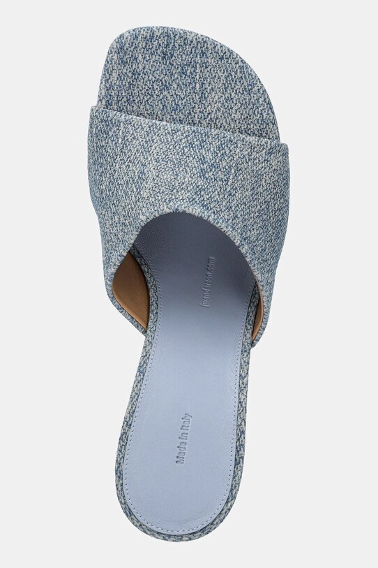 JW Anderson papuci Chain Heel Open Mule albastru SN0104.LA0238.800