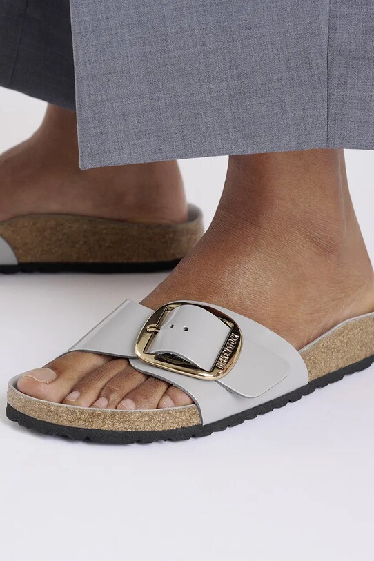 Δερμάτινες παντόφλες Birkenstock Madrid Big Buckle 1029534
