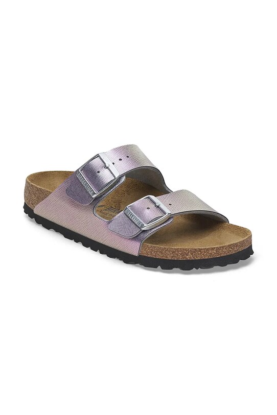 Birkenstock papuci Arizona Saffiano Iridescent 1029510 violet SS25