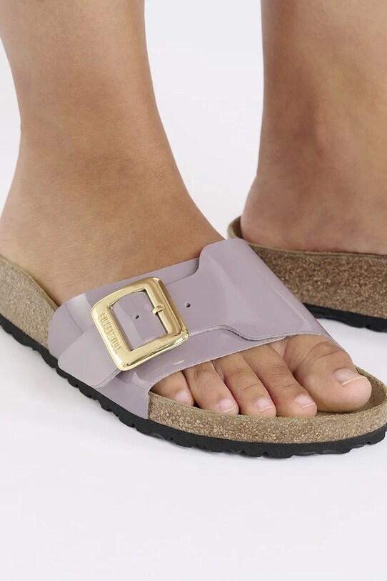 Pantofle Birkenstock Catalina Patent Cushion Buckle 1029389
