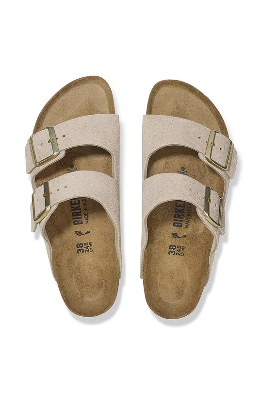 Παντόφλες σουέτ Birkenstock Arizona 1029260 μπεζ