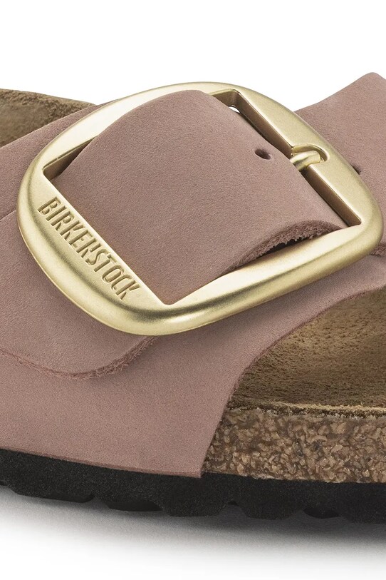 Boty Nubukové pantofle Birkenstock Madrid Big Buckle 1024016 růžová