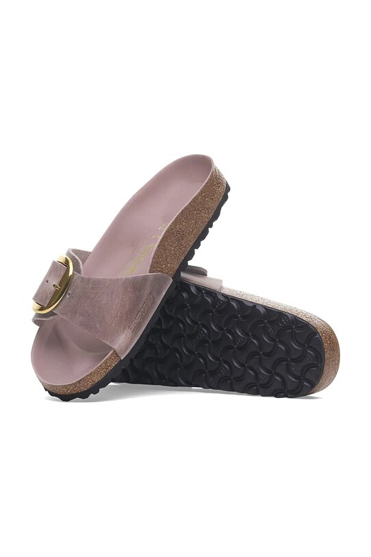 Birkenstock papuci de piele Madrid Big Buckle 1029300