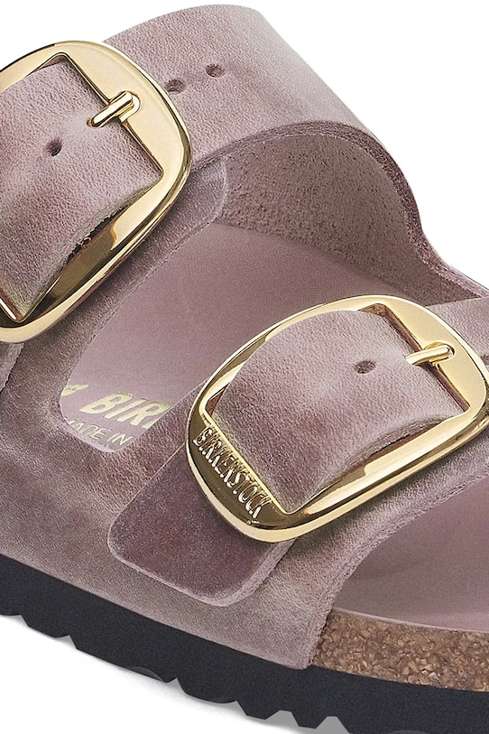 Încălțăminte Birkenstock papuci de piele Arizona Big Buckle 1029267 violet