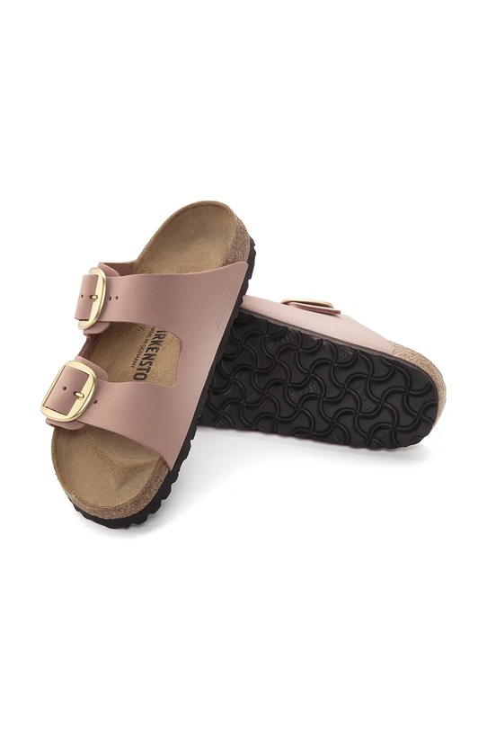 Birkenstock klapki nubukowe Arizona Big Buckle 1023963