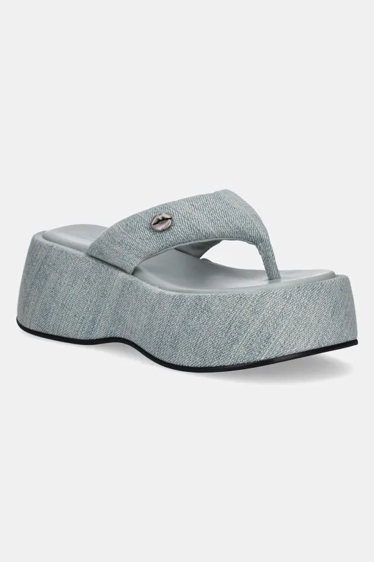 Miss Sixty japonki bez obcasa niebieski 6S1QJ89800