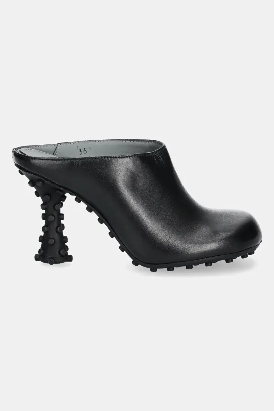 Sunnei slapi de piele 1000CHIODI SHOWHEE003.LTH036.001 negru SS25