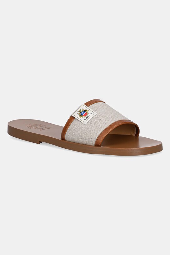Bally klapki płaski brązowy WF0040.TE042.I189