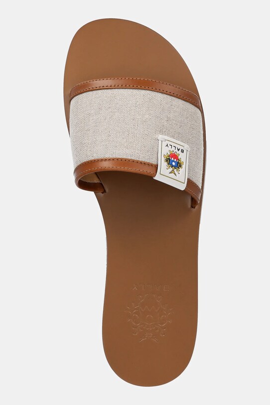 Bally klapki brązowy WF0040.TE042.I189