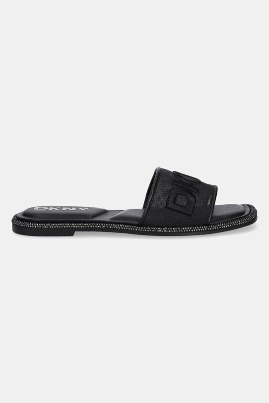 Dkny papuci Badin Logo K1565205.BLK negru SS25