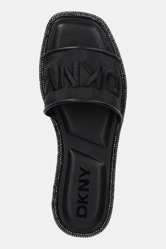 Dkny papuci Badin Logo negru K1565205.BLK