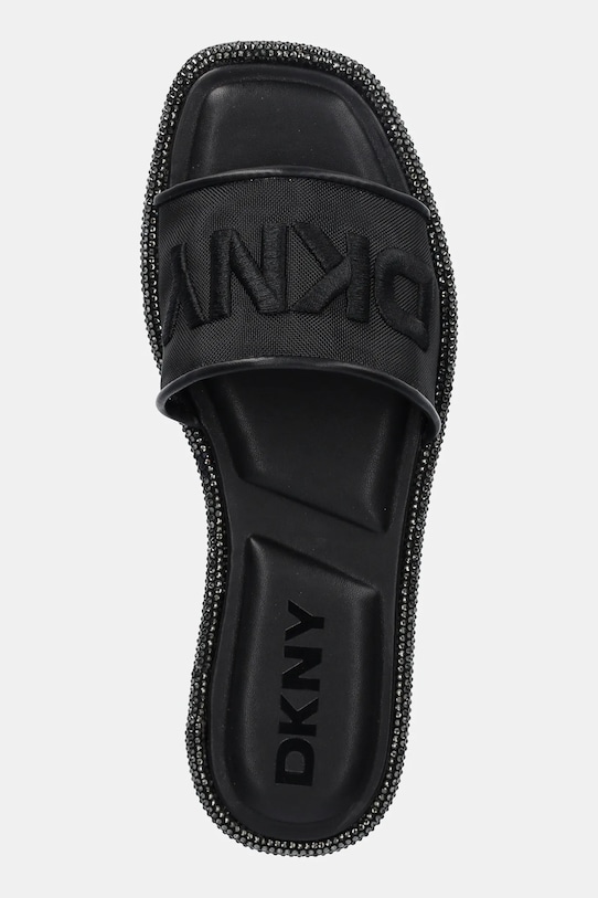Dkny papuci Badin Logo negru K1565205.BLK
