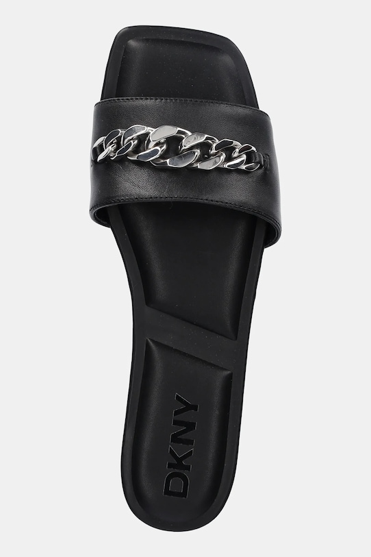 Dkny slapi de piele Dania negru K1544758.BLK