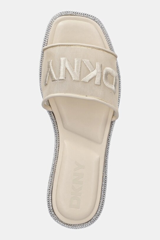 Dkny klapki Badin Logo beżowy K1565205.BNE