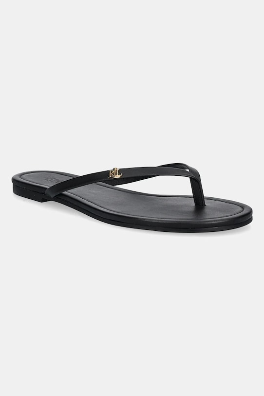 Шкіряні в'єтнамки Lauren Ralph Lauren Raquel віденський чорний 802953931001.001