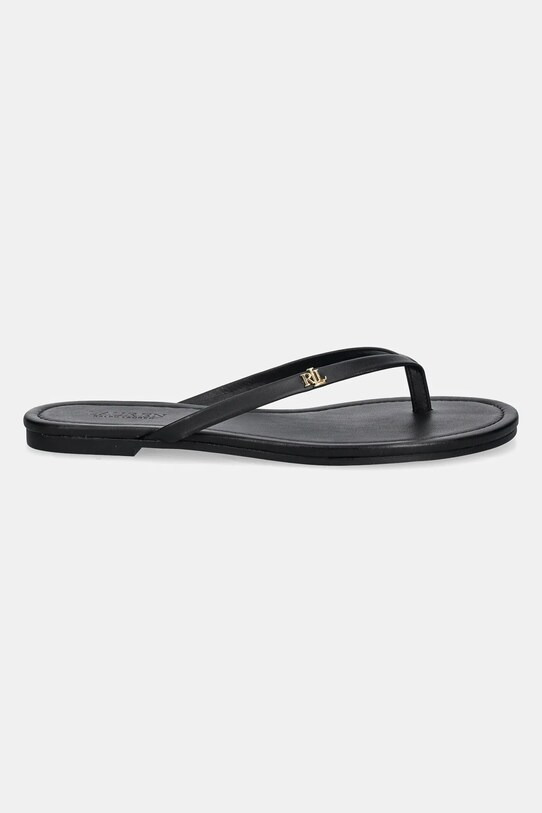 Шкіряні в'єтнамки Lauren Ralph Lauren Raquel 802953931001.001 чорний SS25