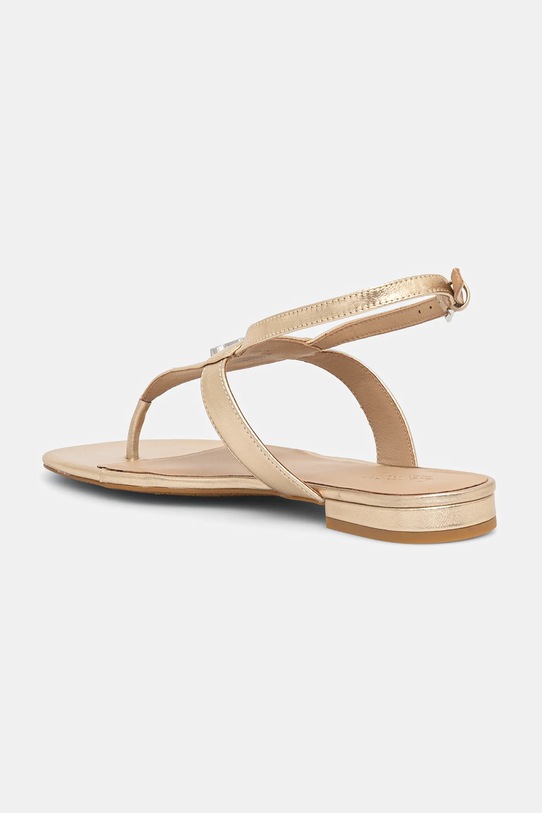 Obuwie Lauren Ralph Lauren sandały skórzane Everley 802970532001.040 złoty