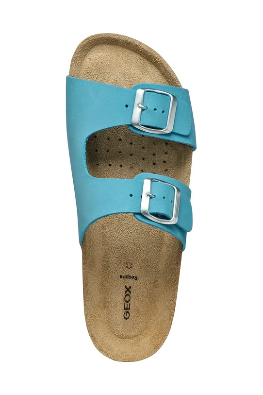 Geox papuci din nubuc D BRIONIA D35LSL.00032.C4003 albastru