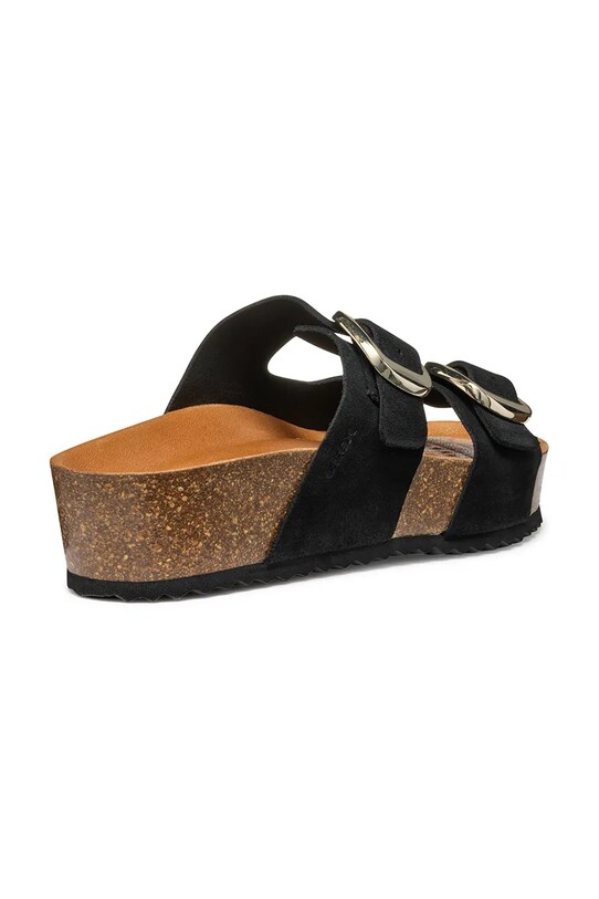 Obuv Semišové šľapky Geox D BRIONIA H D551DA.00022.C9999 čierna