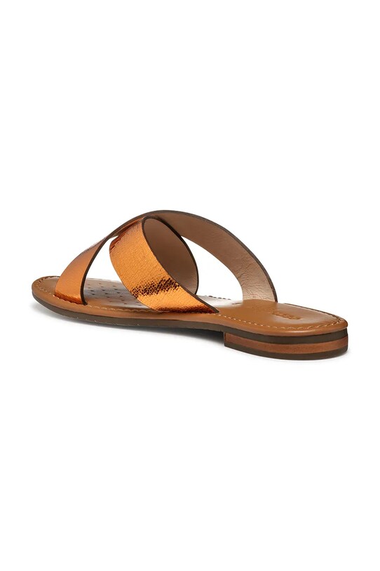 Geox papuci de piele D SOZY S aur D55LXH.000KY.C2008