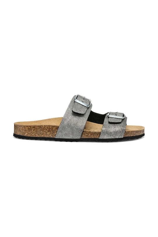 Geox ciabatte slide D BRIONIA flat grigio D35LSL.000PV.C1357