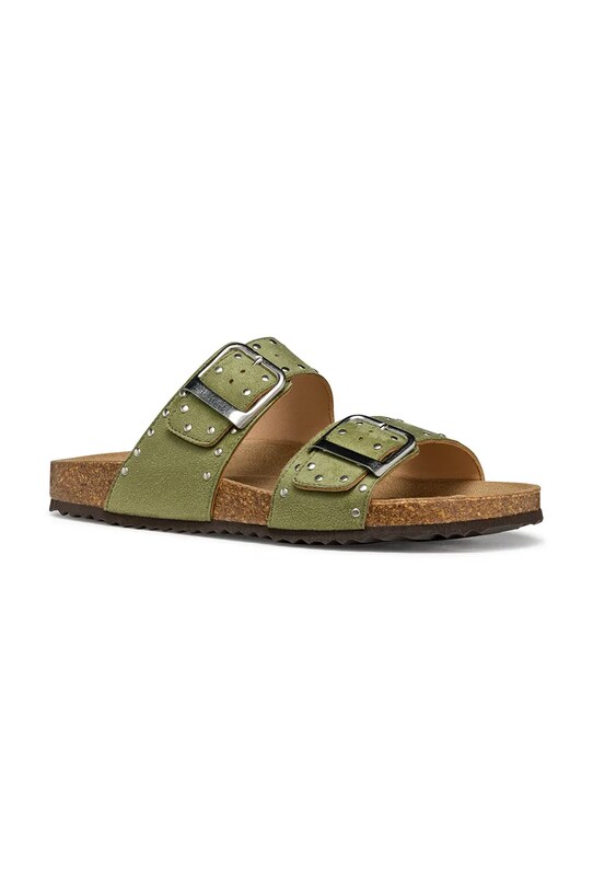 Geox papucs D BRIONIA R D55Y3I.000AU.C3016 zöld SS25