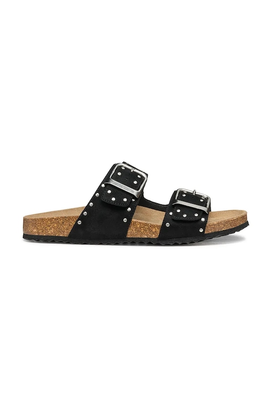 Geox papuci D BRIONIA R imitatie de piele negru D55Y3I.000AU.C9999